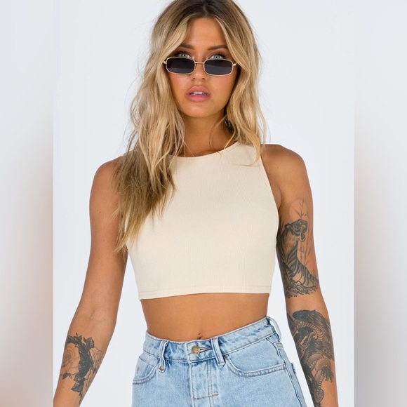 Laila Top : Beige main image 0